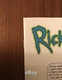 Rick Et Morty # 1 150 Justin Roiland Graal Variant Incentive (5 Pages Endommagées)