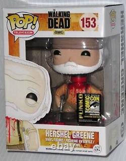 Sdcc 2014 Exclusive Funko Pop Headless Hershel Greene The Walking Dead