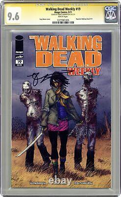 Série de réimpression hebdomadaire de Walking Dead #19 CGC 9.6 SS Robert Kirkman 2011 1277981005