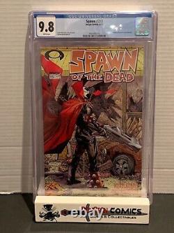 Spawn # 223 Ccg 9.8 Walking Dead Hommage Cover Image 2012