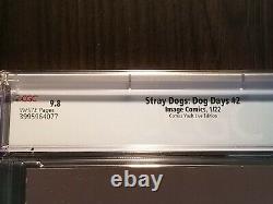 Stray Dogs Dog Days #2 Cgc 9.8 Walking Dead Hommage Comics Vault Live Skybound