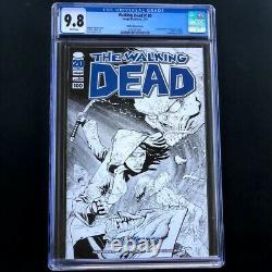 The Walking Dead #100 Cgc 9.8 Ottley Sketch Cover Variante Comixology Comic