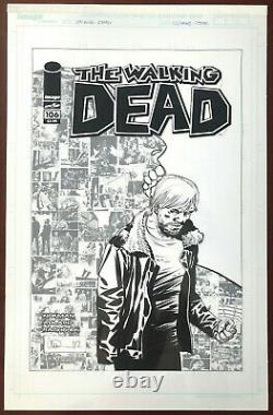 The Walking Dead #106 Couverture De Comic Book Art Adlard / Rick Zombie Horror