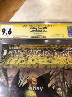 The Walking Dead #150 Gcc 9,6 Variant Moore Classé Signé Par Kirkman