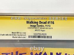 The Walking Dead #16 Cgc 9.8 Rare 3e Impression Signée Robert Kirkman