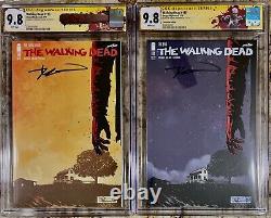 The Walking Dead 193 Cgc 9,8 Ss Label Retraité Sdcc Variante Set Skybound 2019 Clés