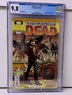 The Walking Dead # 1 (10/03, Image Comics). Cgc 9.8 1ère Impression Rick Grimes