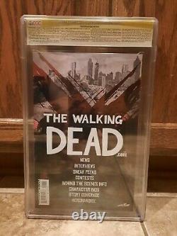The Walking Dead #1 10e Anniversaire Cgc Ss Kirkman 9,8