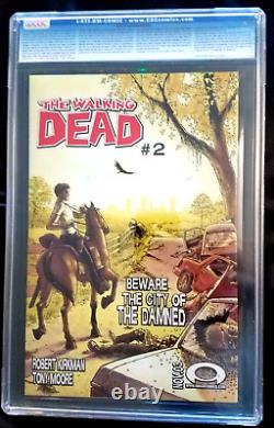 The Walking Dead #1 1st Printing- Cgc 9.4 2003 Pages Blanches Et Dalle Propre