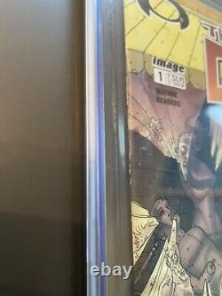 The Walking Dead #1 Cgc 9.4 Black Letters Pages Blanches