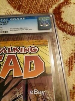 The Walking Dead # 1 Cgc 9.4 Pages Blanches 2003
