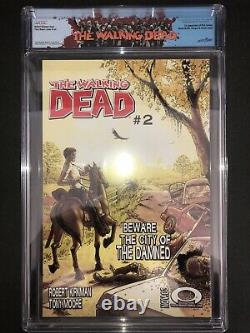 The Walking Dead # 1 Cgc 9,6 Rick Grimes Sur Mesure Twd Cgc Étiquette