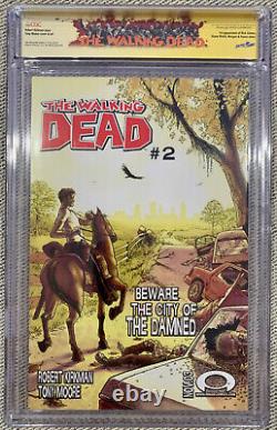 The Walking Dead 1 Cgc 9.6 Ss Robert Kirkman Et Tony Moore