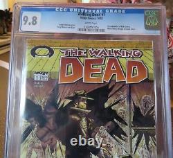 The Walking Dead #1 Cgc 9,8 Nm/mt Pages Blanches 1108191004