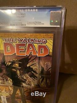The Walking Dead # 1 Cgc 9.8 Pages Blanches! Image Comics 2003 Copie Belle