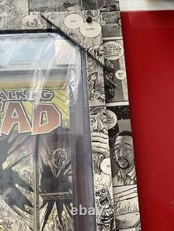 The Walking Dead #1, ÉTIQUETTE NOIRE, CGC 9.8 Pages Blanches Avec Cadre Personnalisé