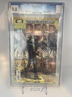 The Walking Dead #1, ÉTIQUETTE NOIRE, CGC 9.8 Pages Blanches Avec Cadre Personnalisé