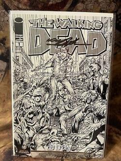 The Walking Dead #1 Wizard World Nyc Neal Adams Sketch Variante Signée Nm+