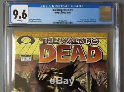 The Walking Dead # 1 (oct 2003) Cgc 9.6 1ère Édition Rare Black Layer Lecteurs De Label