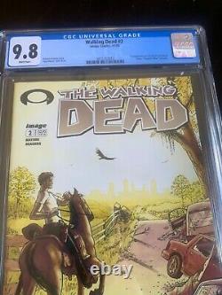 The Walking Dead 2 Cgc 9.8 Image Comics Première Apparance De Glenn Lori Et Carl