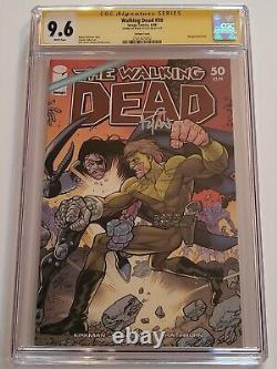 The Walking Dead #50 variante 110 Couverture Erik Larsen-Ryan Ottley CGC 9.6 SS Ryan