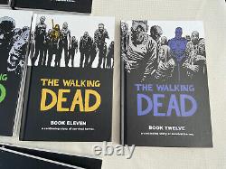 The Walking Dead Book 1-12 Couvertures Rigides Kirkman G To Ln Free Insured S/h