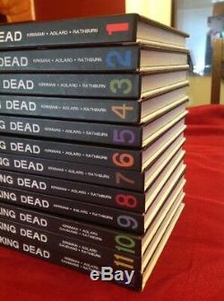 The Walking Dead Books N ° 1-12 Relié, Romans Graphiques Noir Et Blanc, Kirkman