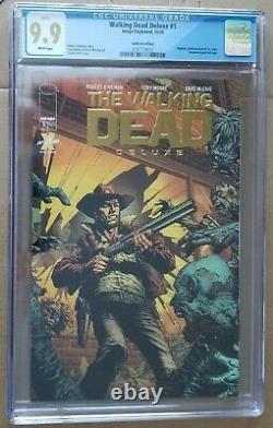 The Walking Dead Deluxe #1 Comic Gold Foil Cgc 9.9 Cgc 9.9 Cgc 9.9 Mt