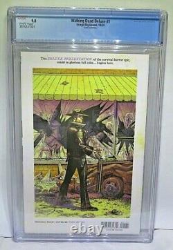 The Walking Dead Deluxe 1 Gold Foil Variant 9.8 Cgc Graded Exclusive Comic Book