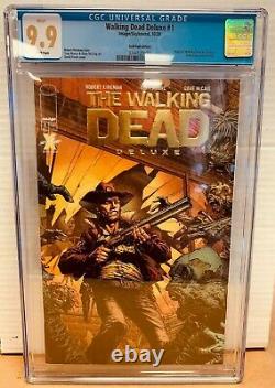 The Walking Dead Deluxe #1 Gold Foil Variante Cgc 9.9 Mint Image Comics 2020