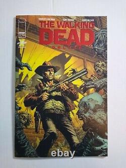 The Walking Dead Deluxe #1 Ruby Red Foil Couvrent La Variante Exclusive De Skybound