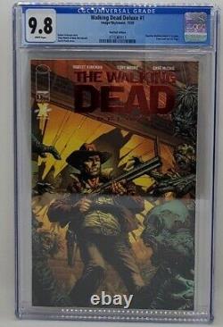 The Walking Dead Deluxe #1 Ruby Red Foil Cover Variante Cgc 9.8