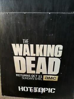The Walking Dead Hot Topic Publicité Display Store Panneau D'affichage Ondulé Rare