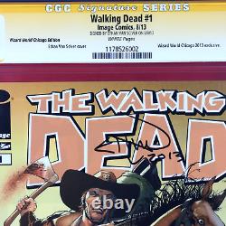 The Walking Dead Image #1 Cgc 9.8 Ss Ethan Van Sciver Signé Con Exclusive 2