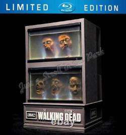 The Walking Dead Limited Edition Collectible Zombie Head Fish Tank+bonus Blu-ray