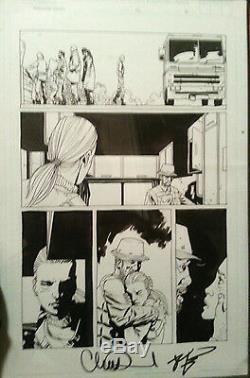 The Walking Dead Numéro 12 Page 4 L'art Original Andrea Dale Rv Charlie Adlard