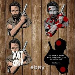 The Walking Dead Rick Grimes & Daryl Dixon Exclusivité Émail Pin Set/bundle Le 08