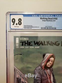 The Walking Dead Set # 192 & # 193 Cgc 9,8 Nm / Mt Dernière 2 Problèmes Image Comics