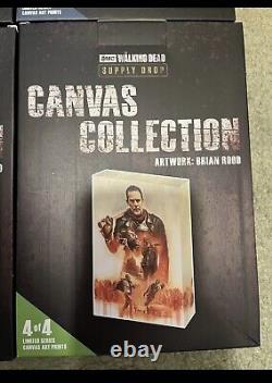 The Walking Dead Supply Drop Exclusive Canvas Collection Ensemble De 5