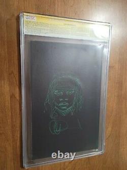 The Walking Dead The Governor Special #1 Cgc 9,8 Michonne Sketch Et Ss Foil