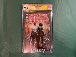 The title in French would be: The Walking Dead #100 CGC 9.2 SS Signé Marc Silverstri Couverture 1er Negan NICE