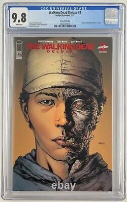 The translation in French is: Walking Dead Deluxe 1 2 3 4 5 6 Finch Variant Set CGC 9.8 Second Print Lot