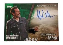 Topps Walking Dead Evolution Jeffrey Dean Morgan Autograph Card Negan /25 A-jdm