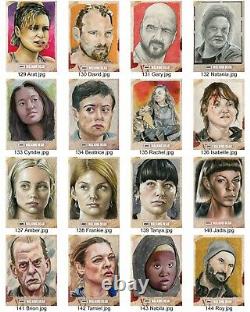Ultimate Walking Dead Actor Sketch Card Collection 160 Cartes-croquis, 8 Saisons