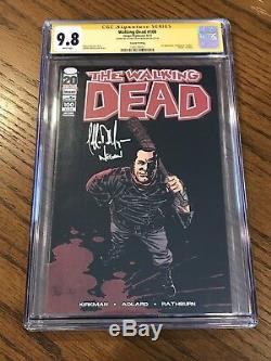 Walking Dead # 100 1er Negan Cgc 9.8 Ss Jeffrey Dean Morgan