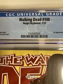 Walking Dead #100 CGC 9.8 Près de la menthe Near Mint NM/M Première mort de Negan de Glenn