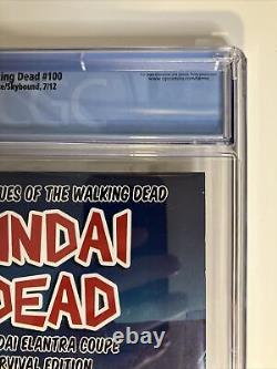 Walking Dead #100 CGC 9.8 Près de la menthe Near Mint NM/M Première mort de Negan de Glenn