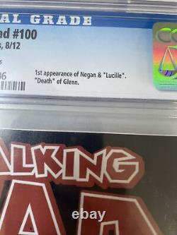 Walking Dead 100 Cgc 9,8 Blanc Pages 1ère App Negan + Décès De Glenn