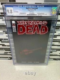 Walking Dead #100 Cgc 9.8 Red Foil Logo Edition 1er Negan & Lucille Glenn Death