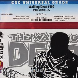 Walking Dead #100 Quelque Chose Pour Craindre Comic Negan 1ère Apparition Cgc 9.6 Sdcc Le